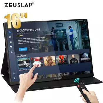 Портативный монитор ZEUSLAP Z16TV 16 inch чёрный