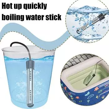 Портативный мощный нагревательный стержень для домашнего использования, автоматический с термостатом для быстрого нагрева T7Q7 UK-2000W