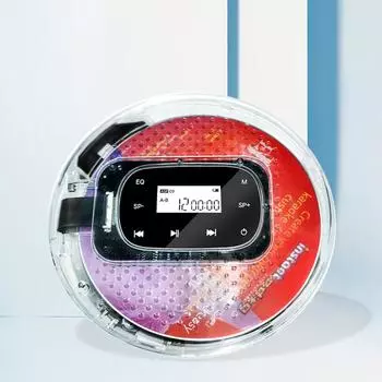 Портативный музыкальный плеер, перезаряжаемый цифровой дисплей, музыкальный репродуктор, поддержка Tf-карты, 5 эквалайзеров, звуковые эффекты, аккумулятор 1000 мАч As the picture