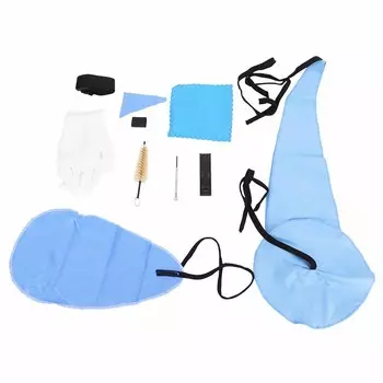 Портативный набор для чистки саксофона, чистящая салфетка, мундштук, щетка, ремень, набор отверток