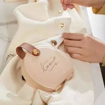 Портативный набор для шитья, коробка, принадлежности для шитья своими руками, аксессуары с ножницами, швейная игла, женский набор для шитья (Абрикосовый, Зеленый) абрикосовый