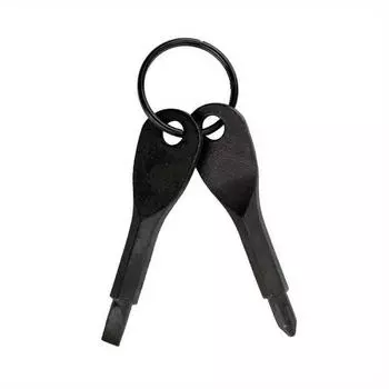 Портативный набор крестовых отверток Phillips, брелок для ключей, мини-карманный брелок, крестовая отвертка, инструмент для ремонта, гаджет EDC, маленький чёрный