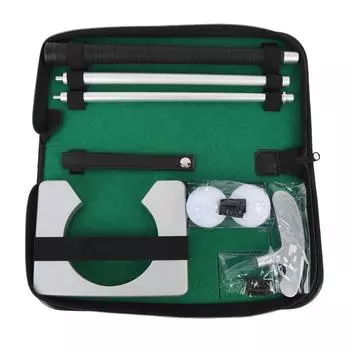 Портативный набор паттеров из цинково-алюминиевого сплава, регулируемый набор для тренировки паттеров для правой руки с отверстием