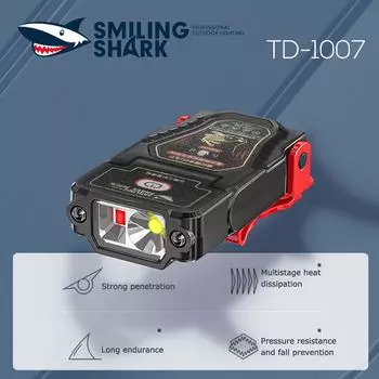 Портативный налобный фонарь с зажимом для шляпы, супер яркий, легкий, перезаряжаемый, с регулируемым углом наклона, для бега, кемпинга, пешего туризма