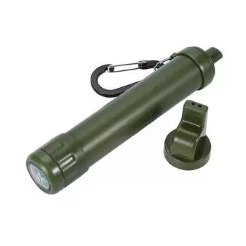 Портативный наружный фильтр для очистки воды, трубчатый фильтр для выживания в полевых условиях, инструмент для очистки воды в виде соломинки