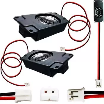 Портативный небольшой динамик Micro CTRICALVER мощностью 3 Вт, 8-ми магнитный динамик с 2-контактным разъемом DIY, подходящий для различных небольших интеллектуальных электронных продуктов