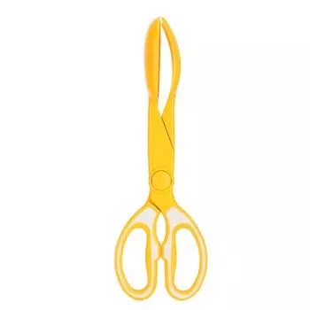 Портативный ножничный совок для домашних животных, зажим для уборки отходов домашних животных, принадлежности для домашних животных на открытом воздухе, желтый жёлтый