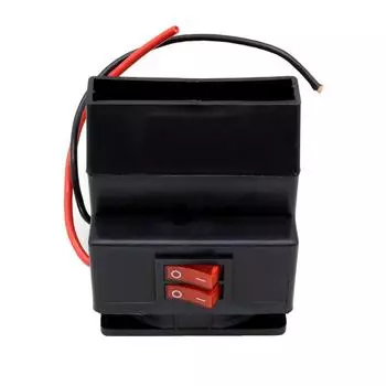 Портативный обогреватель автомобиля, обогреватель салона автомобиля, электрический обогреватель, автомобильный антиобледенитель, автомобильный фен 12V чёрный