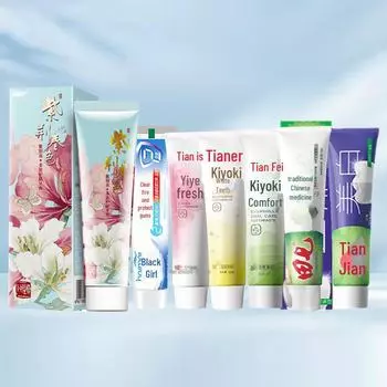 Портативный образец зубной пасты для путешествий - Black Girl