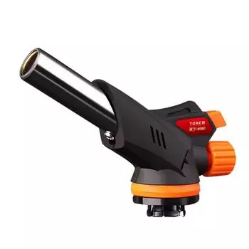 Портативный огнемет для кемпинга на открытом воздухе, угольный пистолет, сварочный пистолет, бытовой пистолет-распылитель с картриджами, инструменты для выпечки, кухонные принадлежности оранжевый