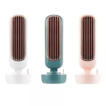 Портативный охлаждающий вентилятор, подставка, портативный настольный вентилятор для домашнего офиса, кемпинга розовый