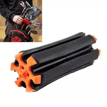 Портативный органайзер для гольф-клуба, безопасный, экологически чистый, прочный, антидеформированный, устойчивый к поломке, переноска для гольф-клуба чёрный