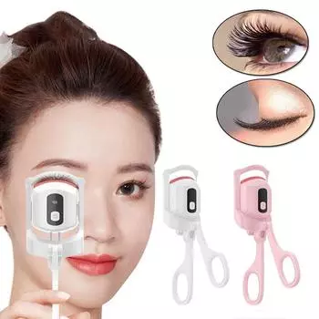Портативный перезаряжаемый электрический нагревательный зажим для завивки ресниц с ЖК-дисплеем для макияжа и термозавивки ресниц