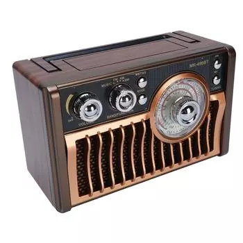 Портативный перезаряжаемый Bluetooth-динамик с многодиапазонным FM/AM/SW-радио с выдвижной антенной