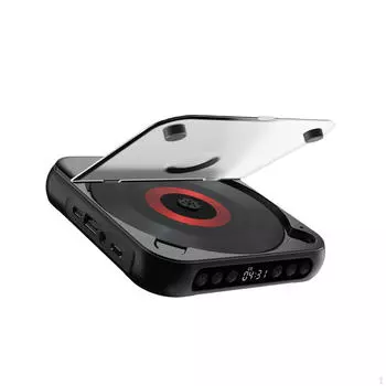 Портативный плеер, компактный аудиоплеер с сенсорным экраном, домашний настольный компьютер для детей чёрный