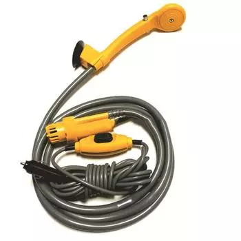 Портативный походный душ Yousheng с бесщеточным двигателем, регулируемый дизайн, портативный комплект для уличного походного душа с возможностью подключения Plug-Play и модернизированным насосом синий