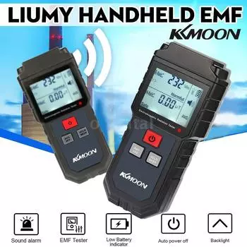 Портативный портативный цифровой ЖК-тестер KKmoon, электромагнитное поле, электрическое поле, магнитное поле