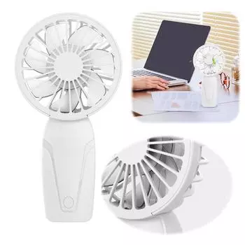 Портативный портативный вентилятор с зарядкой от USB, персональный вентилятор с 3 скоростями, компактный охлаждающий вентилятор для домашнего офиса, путешествий и активного отдыха зелёный