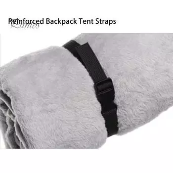 Портативный прочный на разрыв черный упаковочный канат, регулируемый, прочный, для ежедневного использования чёрный