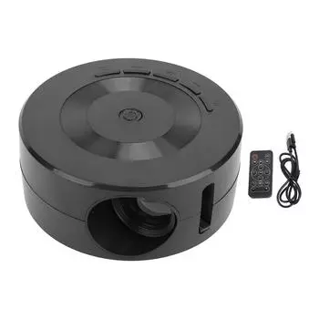 Портативный проектор 1080P Кинопроектор Детский Домашний Видеопроектор для Смартфона Планшета с Пультом Дистанционного Управления