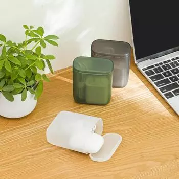 Портативный прозрачный компактный чехол для удлинителя Keep Neat с крышкой, органайзер для кабеля для передачи данных серый