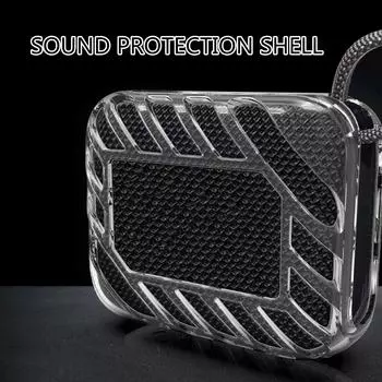 Портативный прозрачный защитный дорожный чехол для JBL GO 4 Bluetooth-совместимый защитный чехол для динамика прозрачный