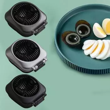 Портативный яйцерез, экономящий труд, яйцерез, разделитель яиц, разделитель для сваренных вкрутую яиц серый