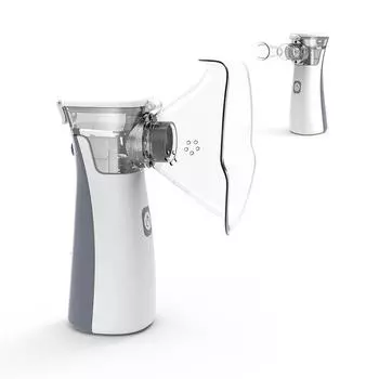 Портативный распылитель, мини-ручной ингалятор, распылитель для детей и взрослых серый