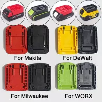 Портативный разъем аккумулятора для литиевой батареи Makita/DeWalt/WORX/Milwaukee 18 В