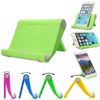 Портативный регулируемый настольный держатель для телефона для iPhone 12 13 14, складной смартфон, планшет, настольная универсальная подставка для телефона, аксессуары чёрный