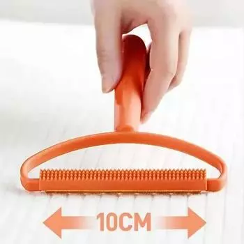 Портативный роликовый пылесос для удаления ворса с одежды, щетка для удаления ворса с ткани, удаляет частицы шерсти домашних животных с мебели, инструмент для чистки одежды оранжевый