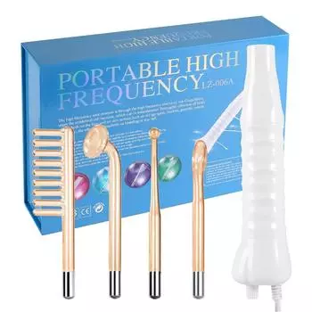 Портативный ручной аппарат для терапии кожи с неоновым антивозрастным эффектом, подтяжкой кожи, уменьшением морщин, темных кругов, очищением волос и стимулятором кожи головы