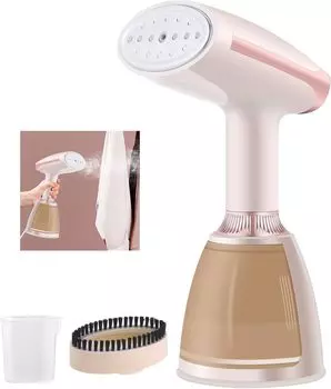 Портативный ручной отпариватель для одежды, 1500 Вт пара, 15 сек. Быстрый разогрев керамической пластины, паровая насадка