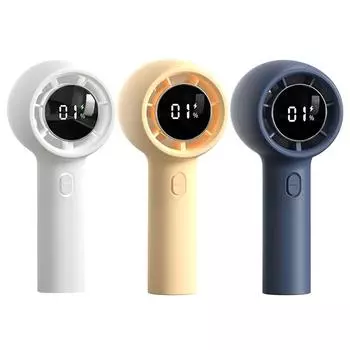 Портативный ручной турбовентилятор, небольшой карманный вентилятор, 3 скорости, 2000 мАч, для путешествий на открытом воздухе 2000mAh