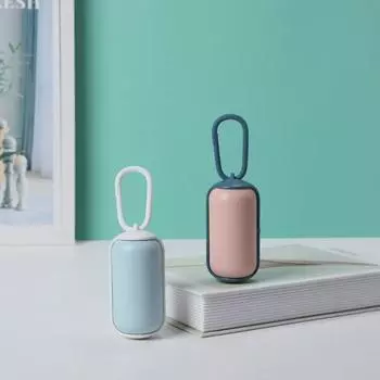 Портативный сборщик собачьих экскрементов с мешками для отходов Capsule красный/чёрный