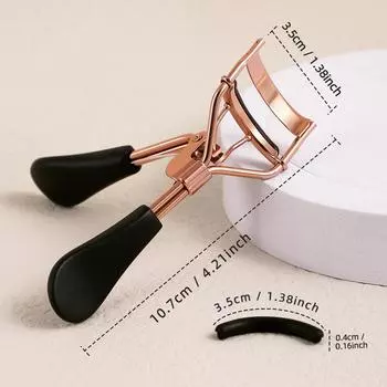 Портативный щипчик для завивки ресниц с 15 силиконовыми подушечками и щипчиками из нержавеющей стали, используется для инструментов для наращивания и завивки ресниц белый