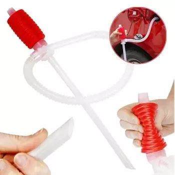 Портативный сифонный насос для перекачки жидкости/топлива, большой сифон для откачки бензина, воды, спирта из газонокосилок и ручной перекачки CHINA