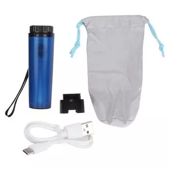 Портативный силиконовый биде ручной дорожный электрический женский биде-распылитель (синий) синий