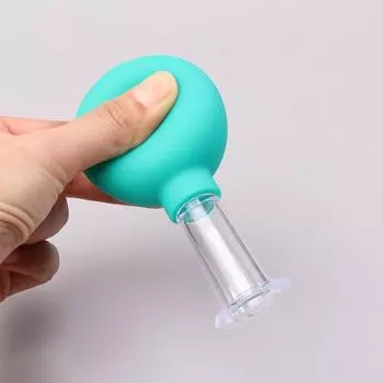 Портативный силиконовый вакуумный баночный массажер для лица и тела, расслабляющий антицеллюлитный косметический инструмент, китайская баночная терапия