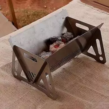 Портативный складной гриль-барбекю, нагревательные печи, многофункциональная стойка для гриля для кемпинга, барбекю, сетка, дровяная печь, гриль-барбекю из нержавеющей стали