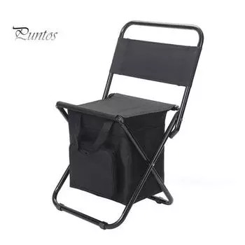 Портативный складной стул с сумкой-холодильником, прочный, водонепроницаемый, легкий, для кемпинга, пешего туризма, пляжа, пикника, рыбалки, складной стул, сиденье 1334