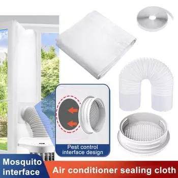 Портативный соединитель выхлопного шланга кондиционера Адаптер шланга переменного тока Водонепроницаемый Устойчив к ультрафиолетовому излучению Простая установка Регулируемый универсальный соединитель шланга переменного тока Детали B