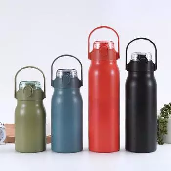 Портативный спортивный чайник на открытом воздухе, вакуумный чайник для езды на велосипеде, американская кружка из нержавеющей стали 316 800ml