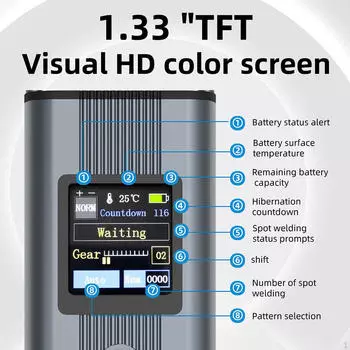 Портативный сварочный аппарат, ручная сварочная ручка, компактный, премиум-класса, интеллектуальный, мини-аккумуляторный аппарат для