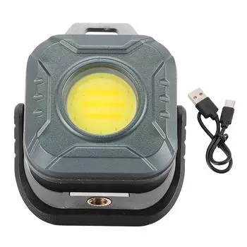 Портативный светодиодный рабочий фонарь перезаряжаемый магнитный 500LM IPX5 водонепроницаемый светодиодный фонарь для кемпинга автомобиля