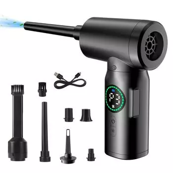 Портативный сжатый воздуходув 2 в 1 воздуходувка и пылесос беспроводная клавиатура компьютерный пылесос 3.81*1.88*6.51 дюймов