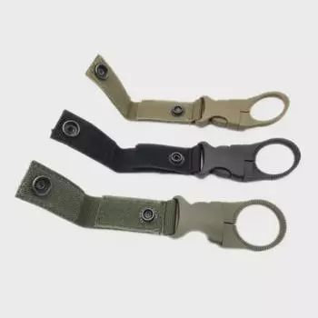 Портативный тактический нейлоновый зажим для бутылки с водой с многофункциональной пряжкой для использования на открытом воздухе