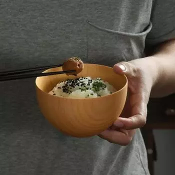 Портативный термостойкий контейнер, прочная, здоровая, сервировочная миска для рамэна, кухонная миска для еды S