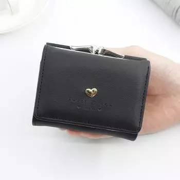 Портативный тонкий кошелек мини стильный женский кошелек портмоне деньги дело