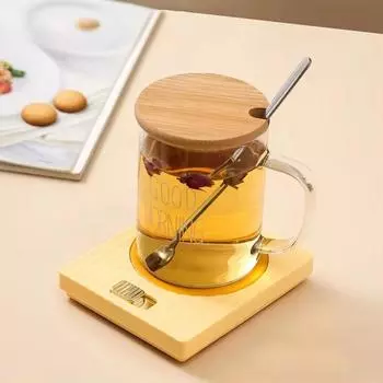 Портативный умный подогреватель для кофейных кружек с настройками температуры, электрический подогреватель для чашек, термостат для чашек, подставка Magic Warmer 110 В/220 В